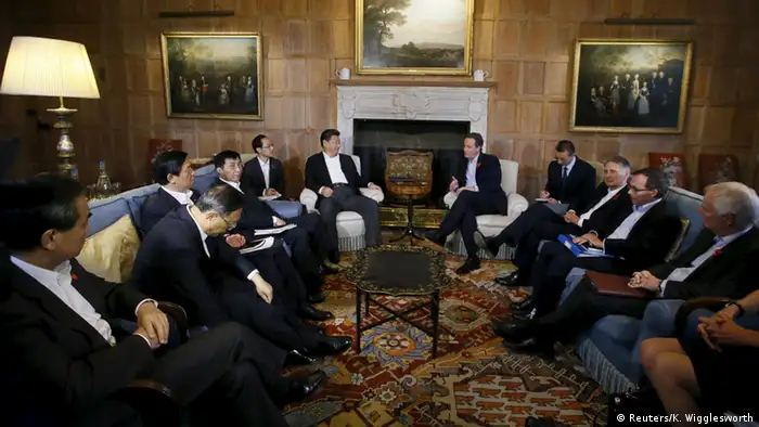 Großbritannien Staatsbesuch von Xi Jinping bei David Cameron