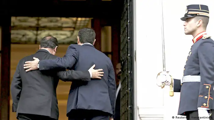 Griechenland Francois Hollande und Alexis Tsipras in Athen