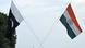 Flagge Pakistan und Indien Flagge Pakistan und Indien