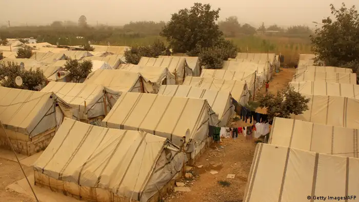 Libanon Flüchtlinge in Flüchtlingscamp bei Taalabaya