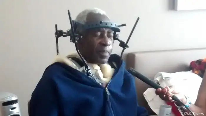 Pierre-Claver Mbonimpa in hospital (DW/D. Kiramvu)