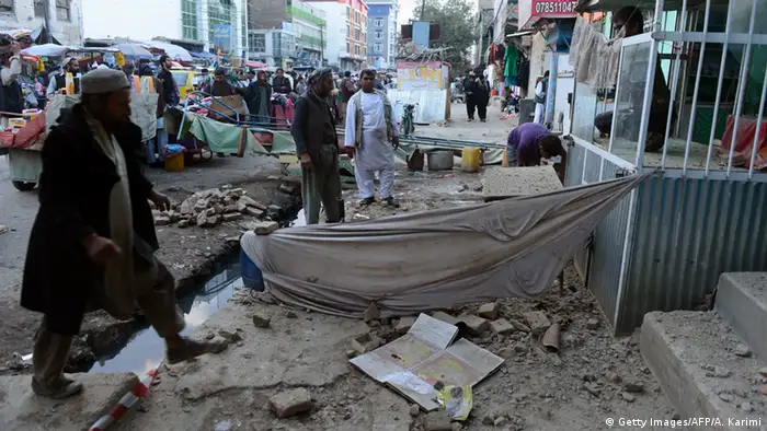 Afghanistan Erdbeben Zerstörung in Kabul