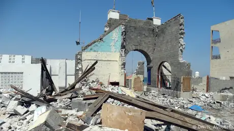 Jemen Zerstörung in Aden Tawahi 