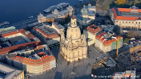 Dresden Frauenkirche Luftaufnahme