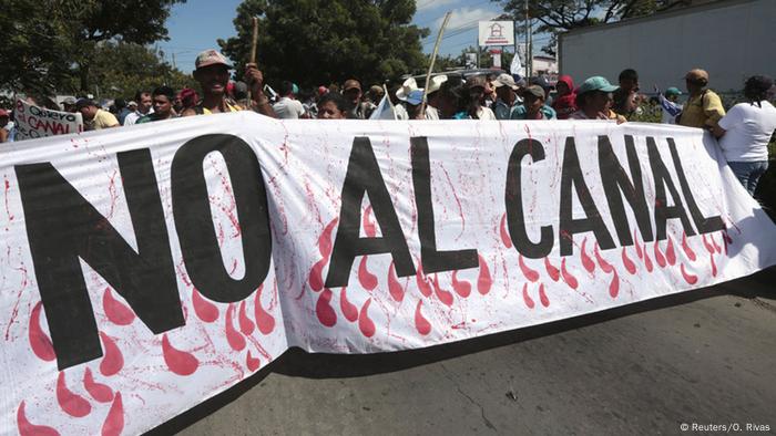 Nicaragua Proteste gegen den Nicaragua-Kanal (Reuters/O. Rivas)