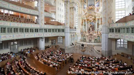 Deutschland Frauenkirche in Dresden