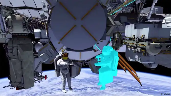 ISS Außeneinsatz 3D Animation