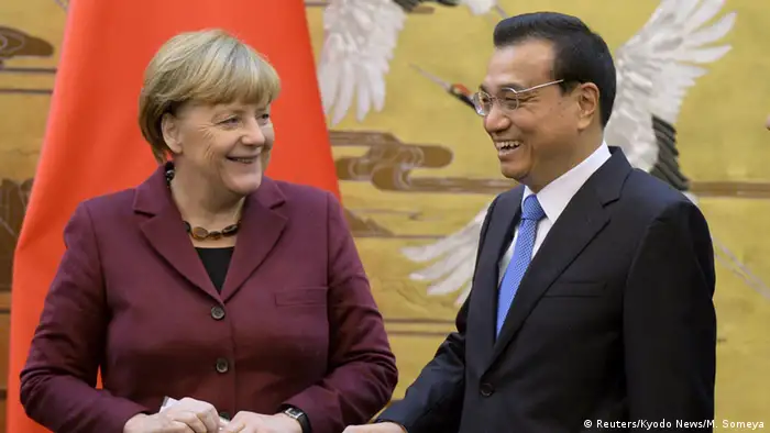 China Bundekanzlerin Merkel in Peking
