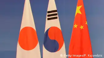 Asien trilaterale Zusammenarbeit Japan China und Südkorea Symbolbild