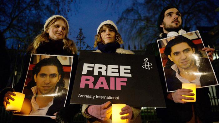 Raif Badawi Protest in London