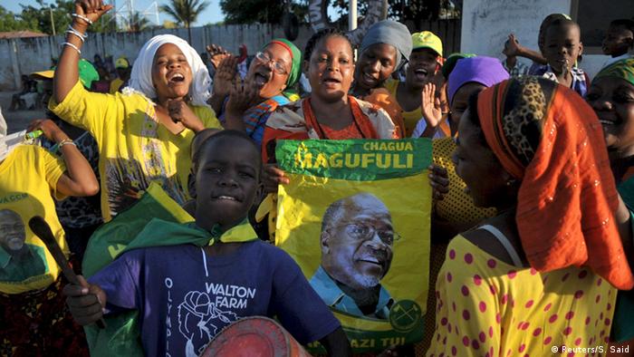 Tansania Wahlen CCM John Magufuli Anhänger