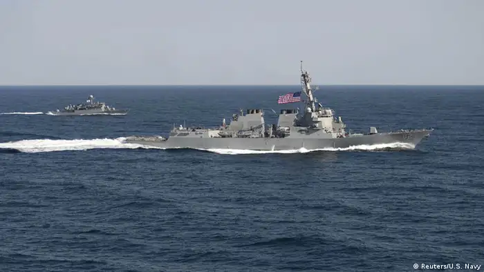 Südchinesisches Meer US Navy USS Lassen Zerstörer