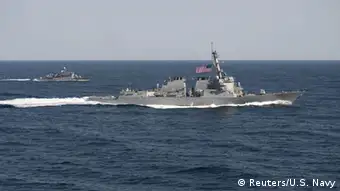 Südchinesisches Meer US Navy USS Lassen Zerstörer