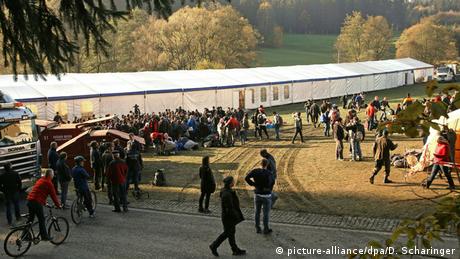 Österreich Grenze Deutschland Kollerschlag Transitzelt 