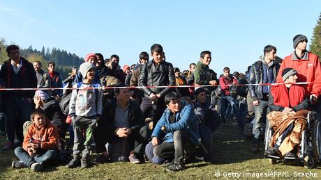 Österreich Grenze Deutschland Kollerschlag Flüchtlinge Grüne Grenze