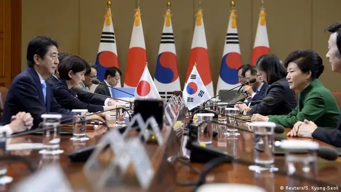 Südkorea Treffen Shinzo Abe und Park Geun-hye Bilateraler Gipfel