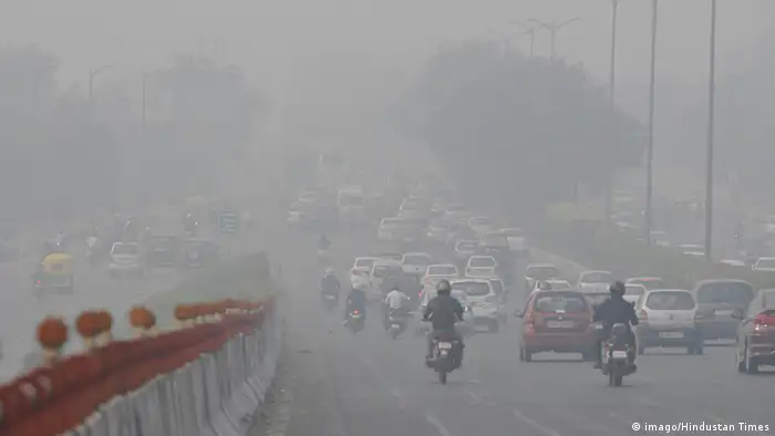 Indien Smog in Neu Delhi