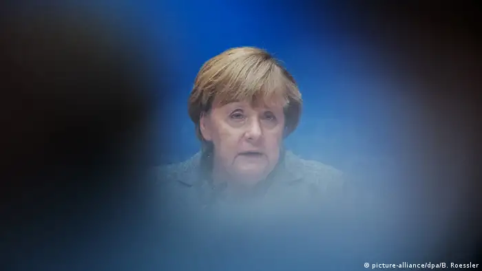 Deutschland Kanzlerin Angela Merkel in Darmstadt