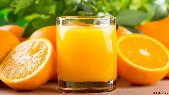 Orangensaft Orangen Glas