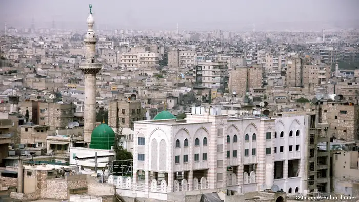 Aleppo Syrien Stadtübersicht 