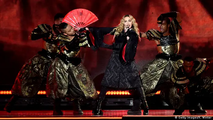 Madonna onstage 