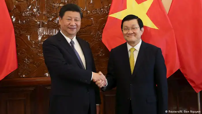 Vietnam Treffen Xi Jinping und Truong Tan Sang