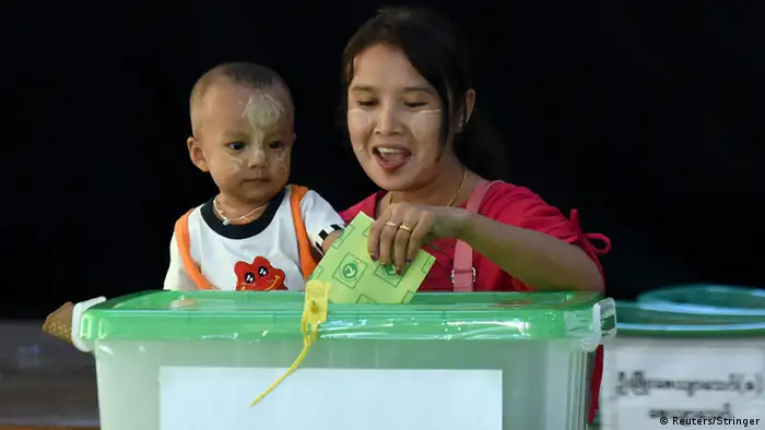 Myanmar Wahlen 2015