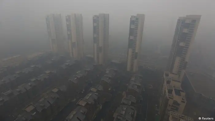 China Luftverschmutzung Smog in Shenyang