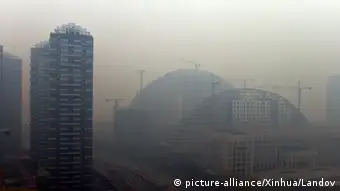 China Luftverschmutzung Smog in Shenyang