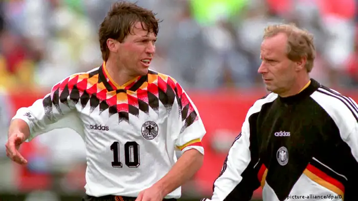 Lothar Matthäus Berti Vogts Fußballeuropameisterschaft WM 1994 