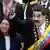 El presidente de Venezuela, Nicolás Maduro, y la “primera combatiente”, Cilia Flores. (Archivo)