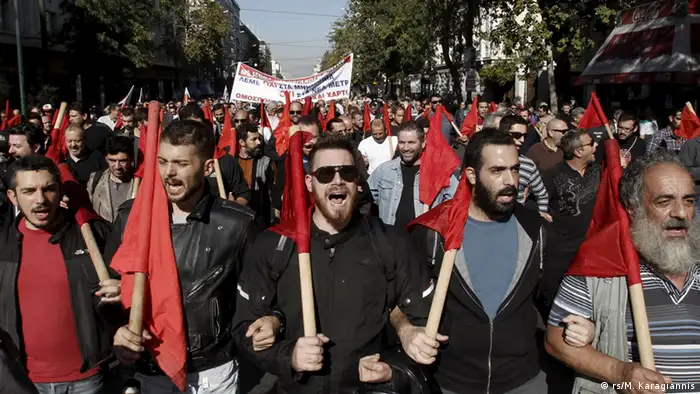 Griechenland Generalstreik gegen Sparmaßnahmen