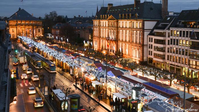 Frankreich Straßburg Weihnachtsmarkt