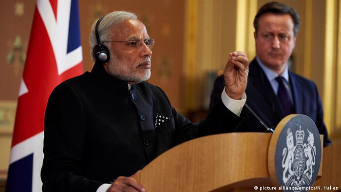 Narendra Modi und David Cameron