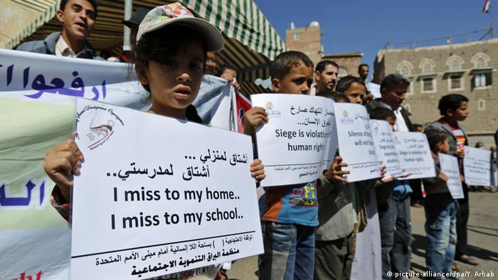 Jemen Protest gegen saudi-arabische Militäroperationen
