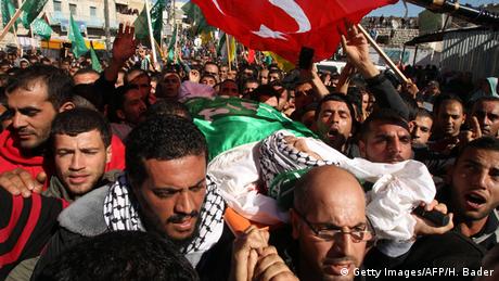Westjordanland Beisetzung Abdullah Azzam Shalaldeh in Sair östlich von Hebron