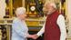 Königin Elizabeth empfengt den indischen Primierminister Narendra Modi in Buckingham Palace Königin Elizabeth empfengt den indischen Primierminister Narendra Modi in Buckingham Palace