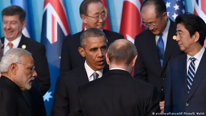 G-20-Gipfel in Antalya Obama und Putin