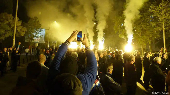 Montenegro Proteste in Podgorica