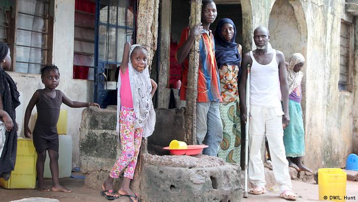 The family of Bubacarr Jallow at home in Gambia