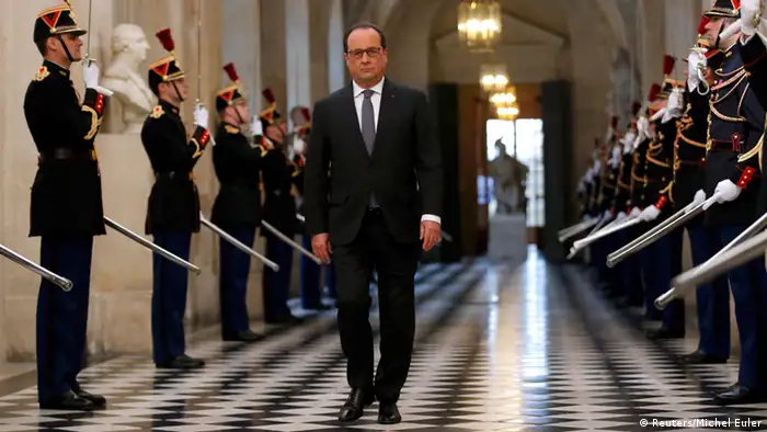 Frankreich - Präsident Hollande in Versaille