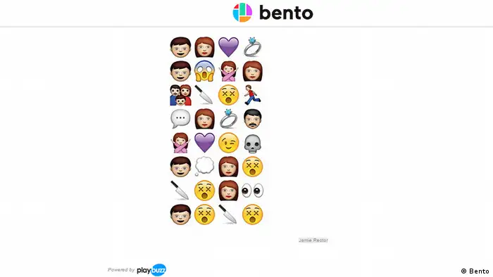 Screenshot Bento Emojis Romeo & Julia