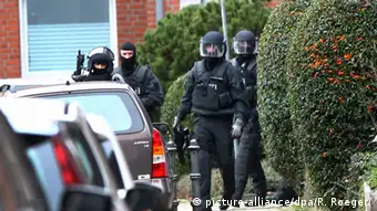 Deutschland Polizei Festnahme in Alsdorf bei Aachen