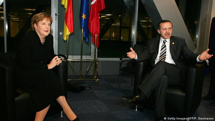 Канцлерка Німеччини Анґела Меркель та президент Туреччини Реджеп Таїп Ердоган