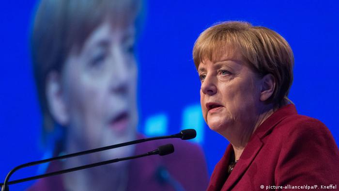 Bundeskanzlerin Angela Merkel auf dem CSU-Parteitag
