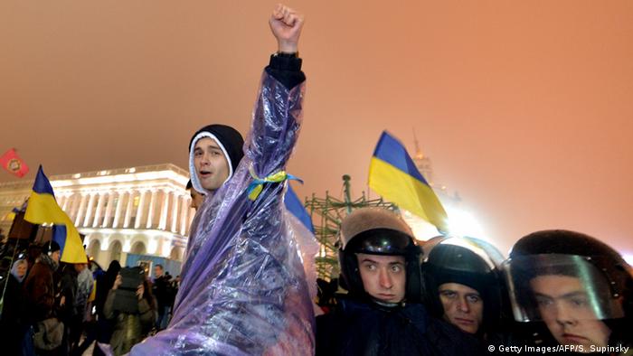 Ukraine - Protest auf dem Maidan am 22.11.2013 (Foto: AFP/Getty Images)