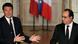 Renzi visita a Hollande en París. Renzi visita a Hollande en París.