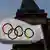 Olympiaflagge vor dem Hamburger Rathaus. Foto: dpa-pa