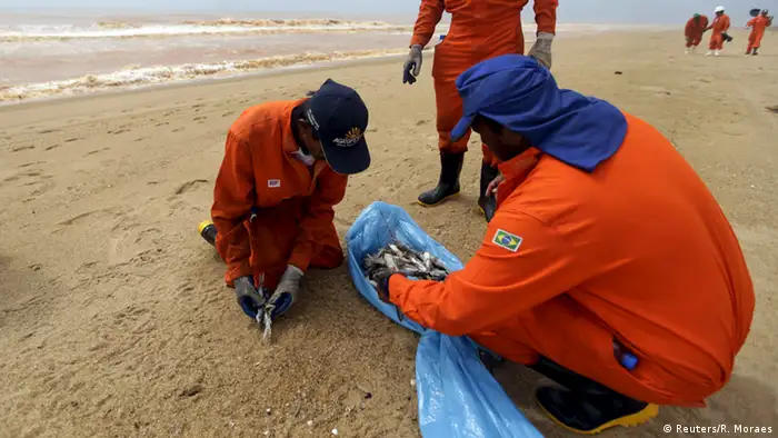 Brasilien Rio Doce Damm Bruch Überflutung Atlantik