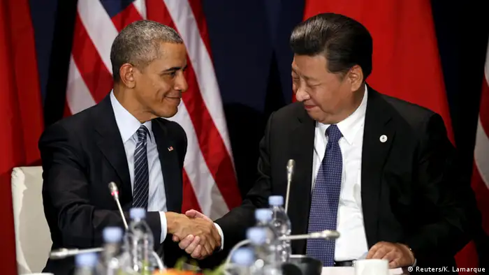 Frankreich Klimagipfel in Paris Obama und Xi